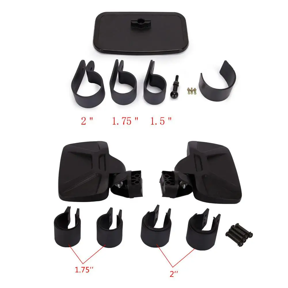 UTV Rearview Side Mirror And Center Mirror Set for Polaris UTV Side Mirror Rear View Mirrors Automotive Accessories 
UTV Rearview Side Mirror And Center Mirror Set for Polaris UTV Side Mirror Rear View Mirrors Automotive Accessories