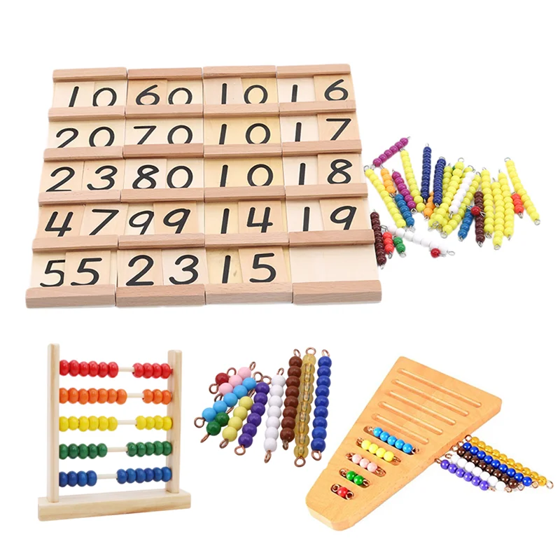 Simple Version Montessori Wood Seguin Teens and Tens Boards Color Beads Bar Toys For Children Early Childhood Preschool Training
Simple Version Montessori Wood Seguin Teens and Tens Boards Color Beads Bar Toys For Children Early Childhood Preschool Training