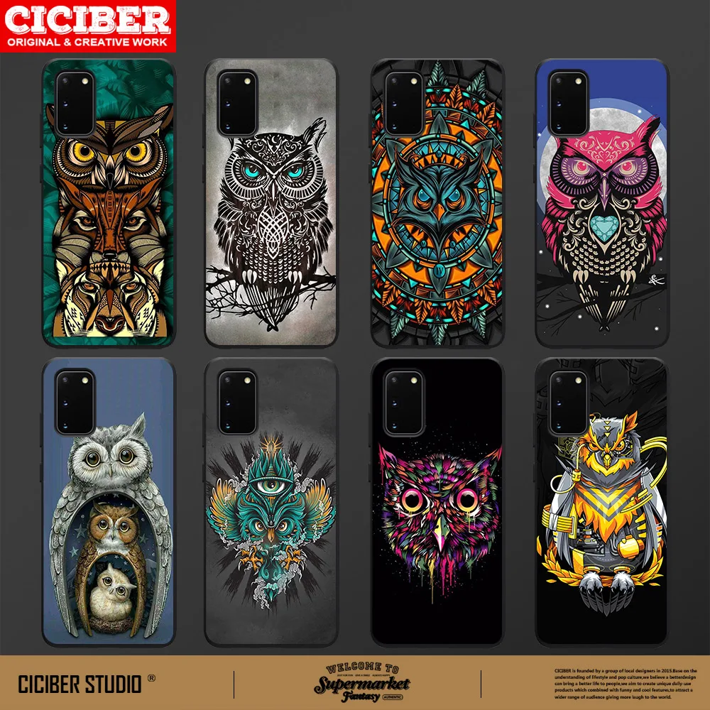 Luxury Owl Case For Samsung A51 A71 A52 A72 A32 A12 A02 A41 A31 A60 A70 A10 M30 M31 A8 A7 A6 Plus 2018 Black TPU Cover Funda
Luxury Owl Case For Samsung A51 A71 A52 A72 A32 A12 A02 A41 A31 A60 A70 A10 M30 M31 A8 A7 A6 Plus 2018 Black TPU Cover Funda