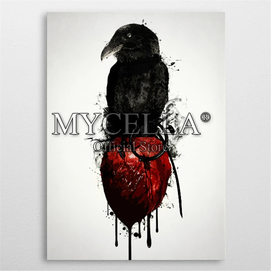 5d Diy Diamond Painting Cross Stitch Diamond Embroidery Raven and Heart Diamond Mosaic Full Rhinestone Gifts Cartoon Picture
5d Diy Diamond Painting Cross Stitch Diamond Embroidery Raven and Heart Diamond Mosaic Full Rhinestone Gifts Cartoon Picture