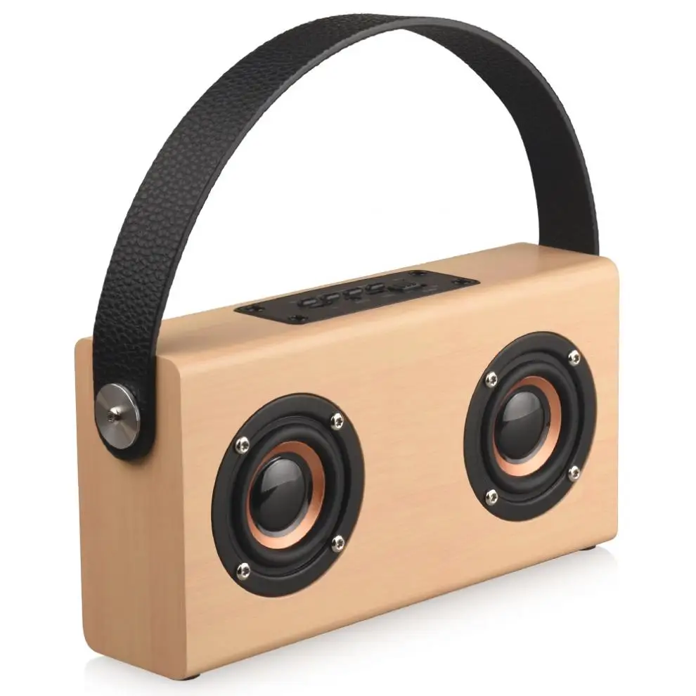 Портативная Bluetooth-Колонка в стиле ретро 6 Вт поддержка TF-карты/AUX функция