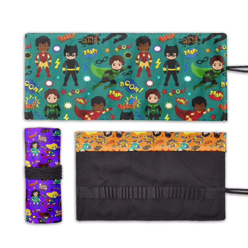 Cartoon Funny Printed Roll Pencil Case 12/24/36/48/72 Holes Harajuku Creative Girls Boys Pen Bag Drawing Storage Canvas Bags
Cartoon Funny Printed Roll Pencil Case 12/24/36/48/72 Holes Harajuku Creative Girls Boys Pen Bag Drawing Storage Canvas Bags