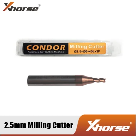 2.5mm Milling Cutter for IKEYCUTTER CONDOR XC-007 and CONDOR XC-MINI Key Cutting Machine
2.5mm Milling Cutter for IKEYCUTTER CONDOR XC-007 and CONDOR XC-MINI Key Cutting Machine
