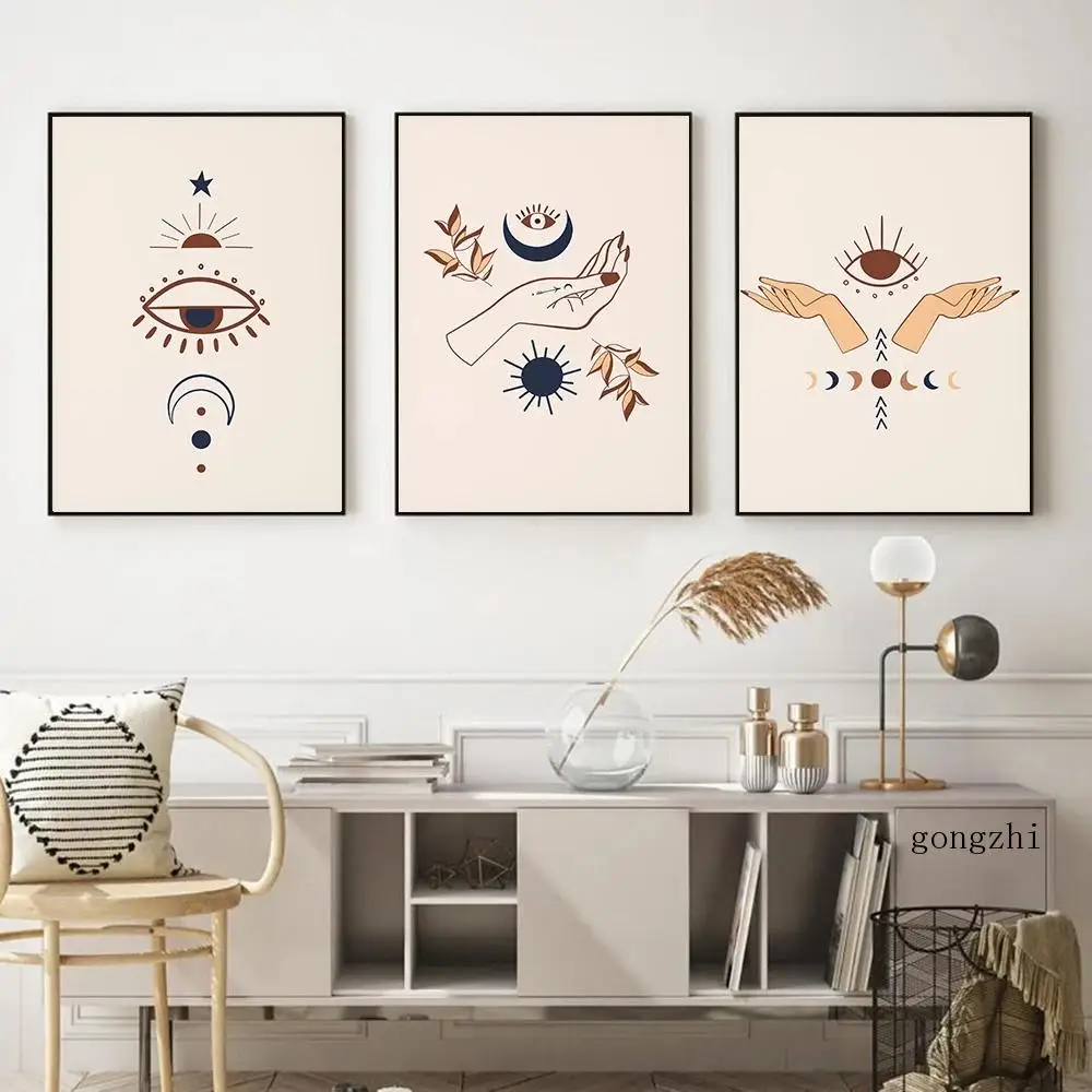 Abstract Sun and Moon Mystic Hand Boho Posters Beige Minimalist Canvas Painting Prints Wall Art Pictures Living Room Home Decor
Abstract Sun and Moon Mystic Hand Boho Posters Beige Minimalist Canvas Painting Prints Wall Art Pictures Living Room Home Decor