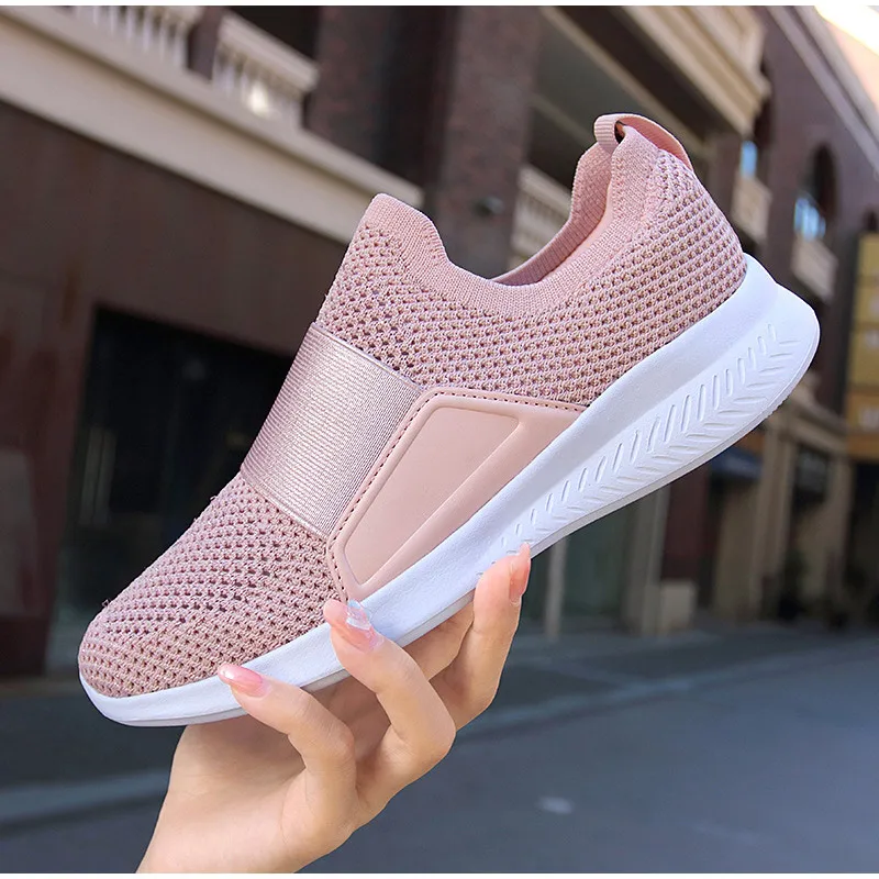 Women Sneakers Mesh Breathable Vulcanized shoes Air Shockproof Ladies Platform Comfort Slip On Female Fashion Flats Woman 2020
Women Sneakers Mesh Breathable Vulcanized shoes Air Shockproof Ladies Platform Comfort Slip On Female Fashion Flats Woman 2020