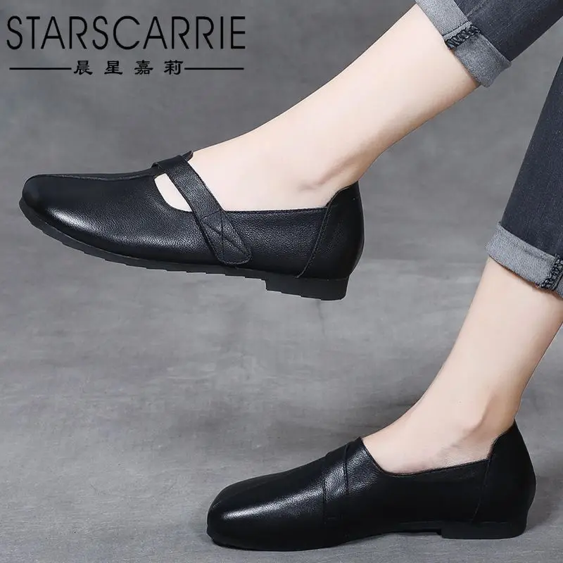 Spring 2021 new original handmade shoes with cow hide mother shoes, cow tendon soft sole and shallow mouth women's single shoes
Spring 2021 new original handmade shoes with cow hide mother shoes, cow tendon soft sole and shallow mouth women's single shoes