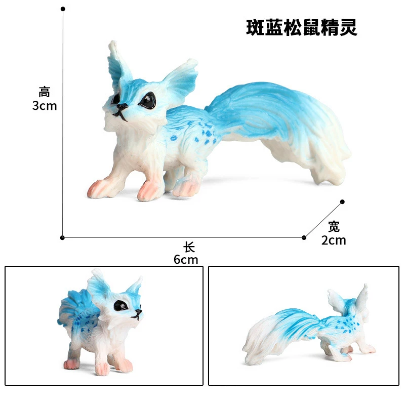 New Fairy Tale Fly Horse Simulation Animal Mythical Elves Elf Pegasus Action Figures PVC Model Educational Toy Kids Toys Gifts