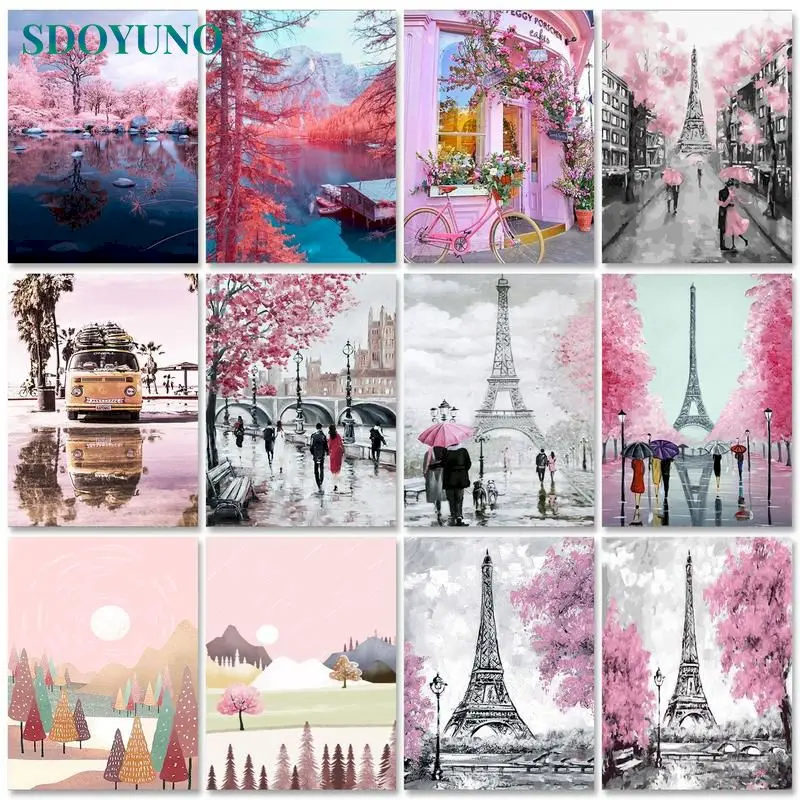 SDOYUNO Oil Painting By Numbers Pink Scenery 60x75cm Landscape Paint By Numbers On Canvas Pictures By Numbers Home Decor
SDOYUNO Oil Painting By Numbers Pink Scenery 60x75cm Landscape Paint By Numbers On Canvas Pictures By Numbers Home Decor