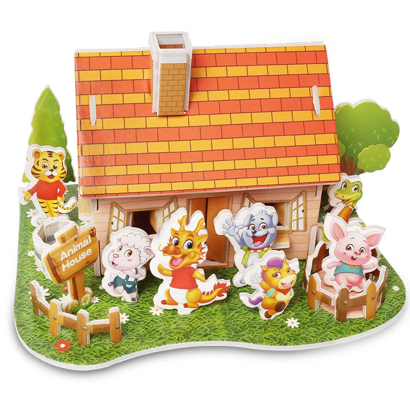 Attractive Cartoon Castle Garden Zoo Princess House 3D Puzzle Jigsaw Interesting Learning Educational Toys For Children Kid Gift
Attractive Cartoon Castle Garden Zoo Princess House 3D Puzzle Jigsaw Interesting Learning Educational Toys For Children Kid Gift