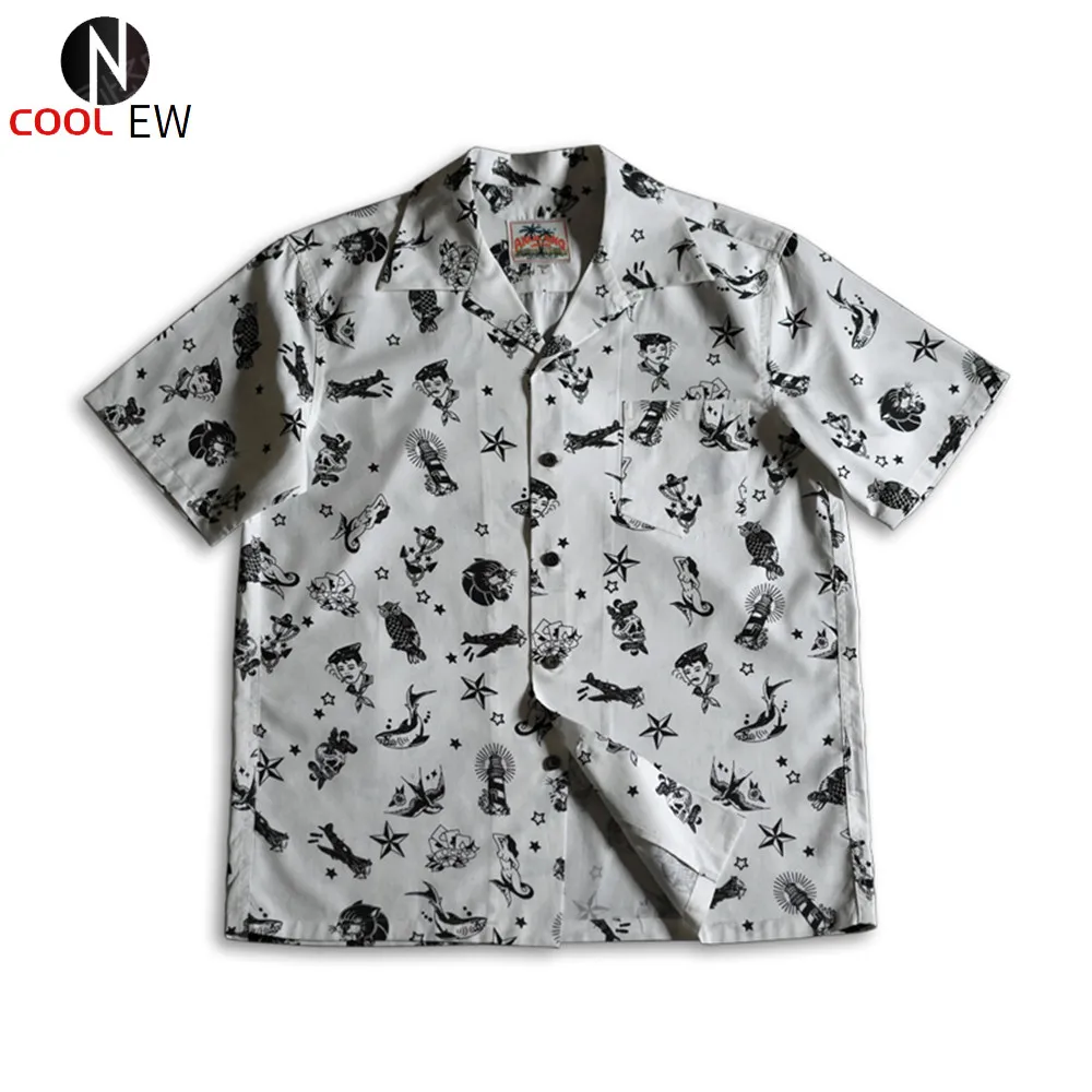 Men's Shirt Hawaiian Cuban Collar Loose Short Sleeves Vintage Shirt for Men with Print Summer Casual Clothing Aloha Shirt
Men's Shirt Hawaiian Cuban Collar Loose Short Sleeves Vintage Shirt for Men with Print Summer Casual Clothing Aloha Shirt