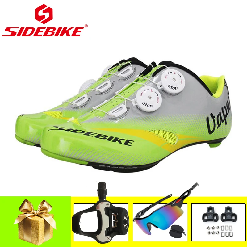 SIDEBIKE Carbon Road Bike Shoes for Men Ultra-light Self-locking Breathable Ciclismo Masculino Athletic Riding Bicycle Sneakers
SIDEBIKE Carbon Road Bike Shoes for Men Ultra-light Self-locking Breathable Ciclismo Masculino Athletic Riding Bicycle Sneakers
