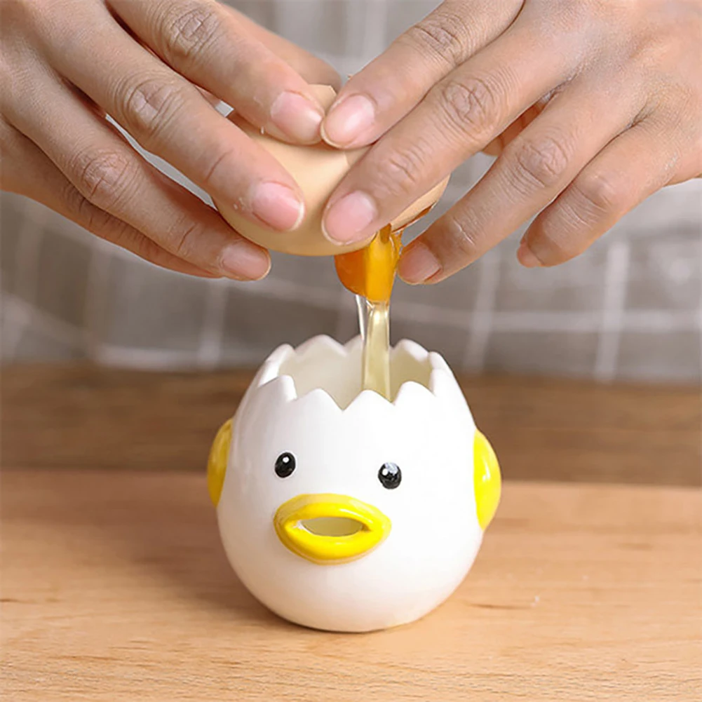 Cute Chicken Ceramic Egg White Separator Creative Egg Yolk Protein Separator Filter Baking Tools Kitchen Accessories Practical
Cute Chicken Ceramic Egg White Separator Creative Egg Yolk Protein Separator Filter Baking Tools Kitchen Accessories Practical