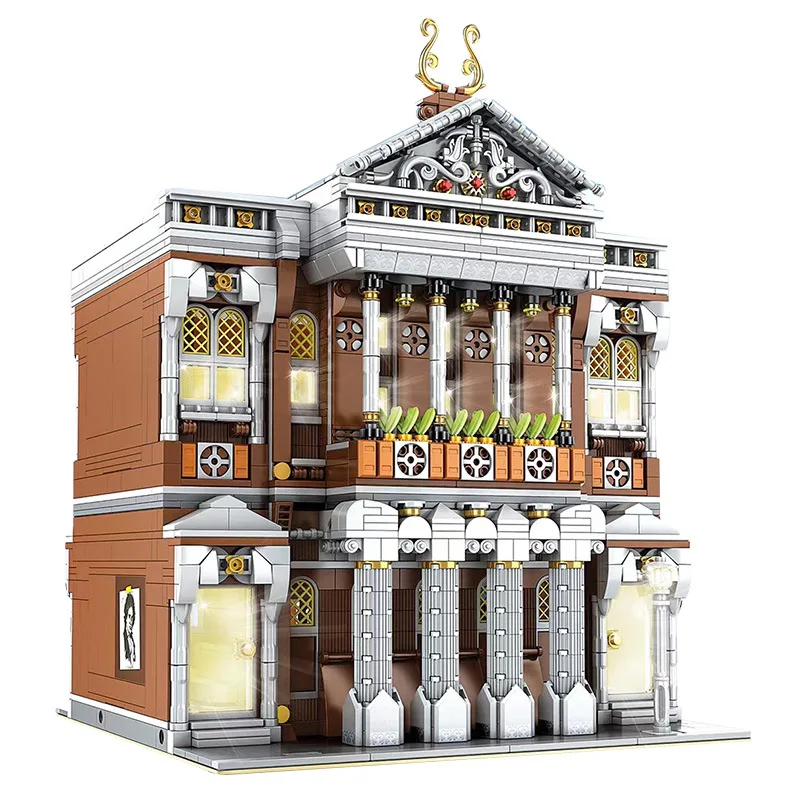 MOULD KING 16032 Street Building Toys The MOC Concert Hall With Led Parts Model Building Blocks Bricks Kids Christmas Gifts
MOULD KING 16032 Street Building Toys The MOC Concert Hall With Led Parts Model Building Blocks Bricks Kids Christmas Gifts