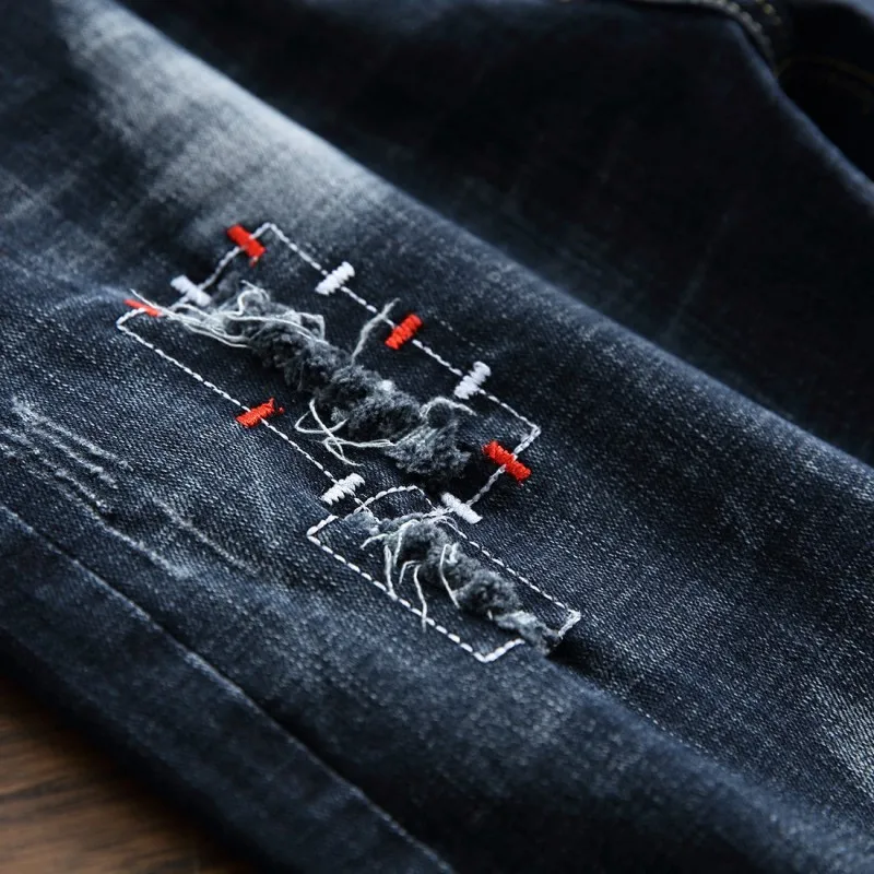 Autumn New Mens Tiger Embroidery Jeans Biker Straight Full Length Skinny Jeans Pencil Pants Casual Washed Denim Pants Streetwear
Autumn New Mens Tiger Embroidery Jeans Biker Straight Full Length Skinny Jeans Pencil Pants Casual Washed Denim Pants Streetwear