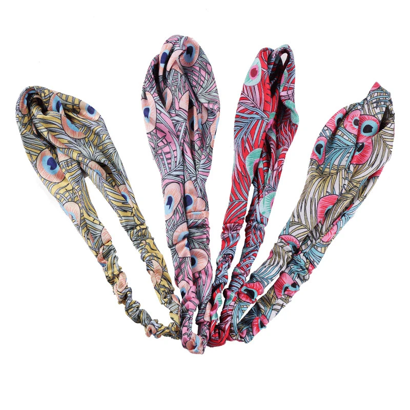 Fashion Peacock Feather Print Hair Hoop For Women Turban Hairband Scrunchie Women Girls Bow Headband Hair Head Band Accessories
Fashion Peacock Feather Print Hair Hoop For Women Turban Hairband Scrunchie Women Girls Bow Headband Hair Head Band Accessories