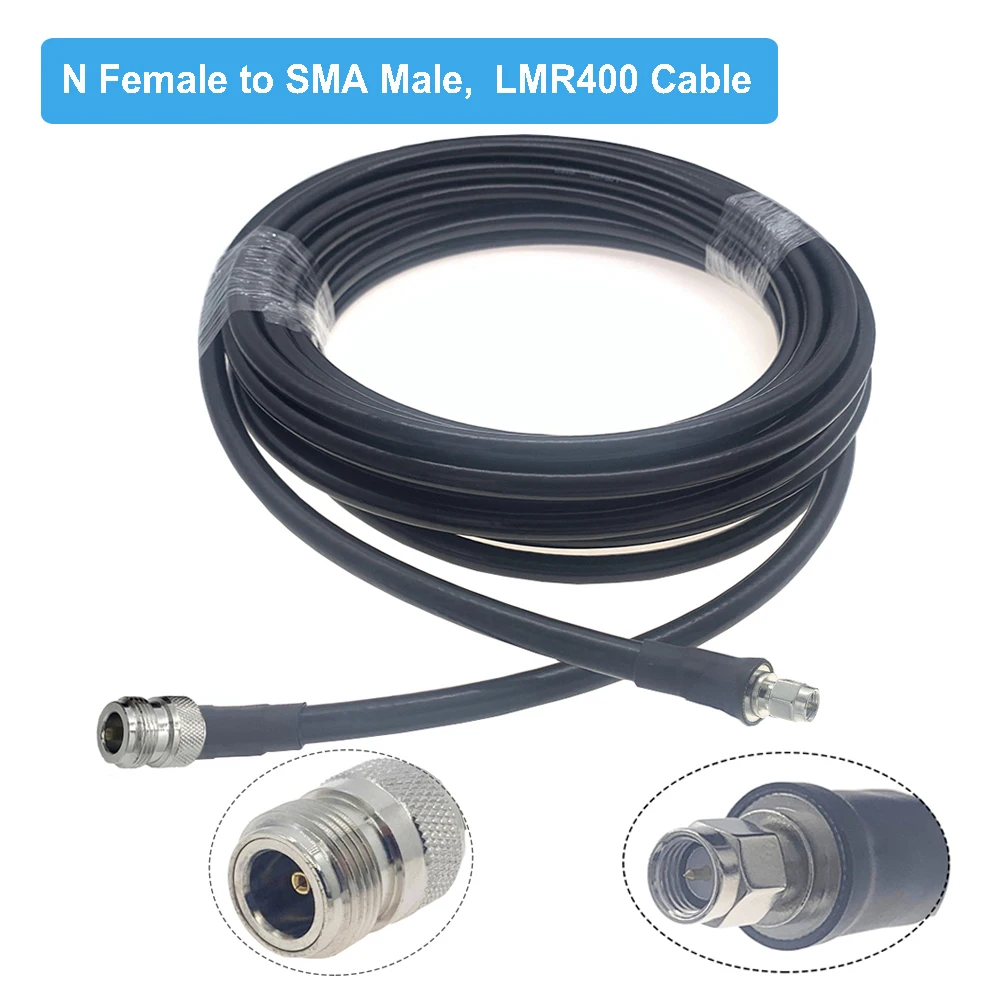 LMR400 Cable N Male to SMA Female 50ohm RF Coaxial Extension Pigtail Jumper for 4G LTE Cellular Amplifier Phone Signal Booster 
LMR400 Cable N Male to SMA Female 50ohm RF Coaxial Extension Pigtail Jumper for 4G LTE Cellular Amplifier Phone Signal Booster