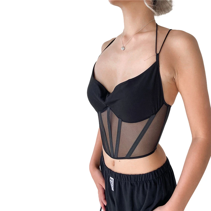 NEW Women's Camisole Top Breast Wrap Spaghetti Straps Shapewear Push Up Underwear Bodycon Tie Up Open Back Crop Camis Tops
NEW Women's Camisole Top Breast Wrap Spaghetti Straps Shapewear Push Up Underwear Bodycon Tie Up Open Back Crop Camis Tops