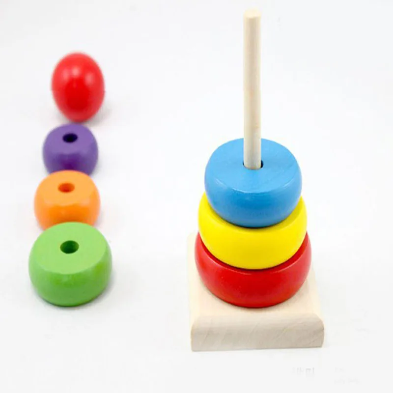 1 Set Wooden Stacking Ring Building Blocks Educational Toys for Children Rainbow Tower Stack Up Nesting DIY Toys Funny Games
1 Set Wooden Stacking Ring Building Blocks Educational Toys for Children Rainbow Tower Stack Up Nesting DIY Toys Funny Games