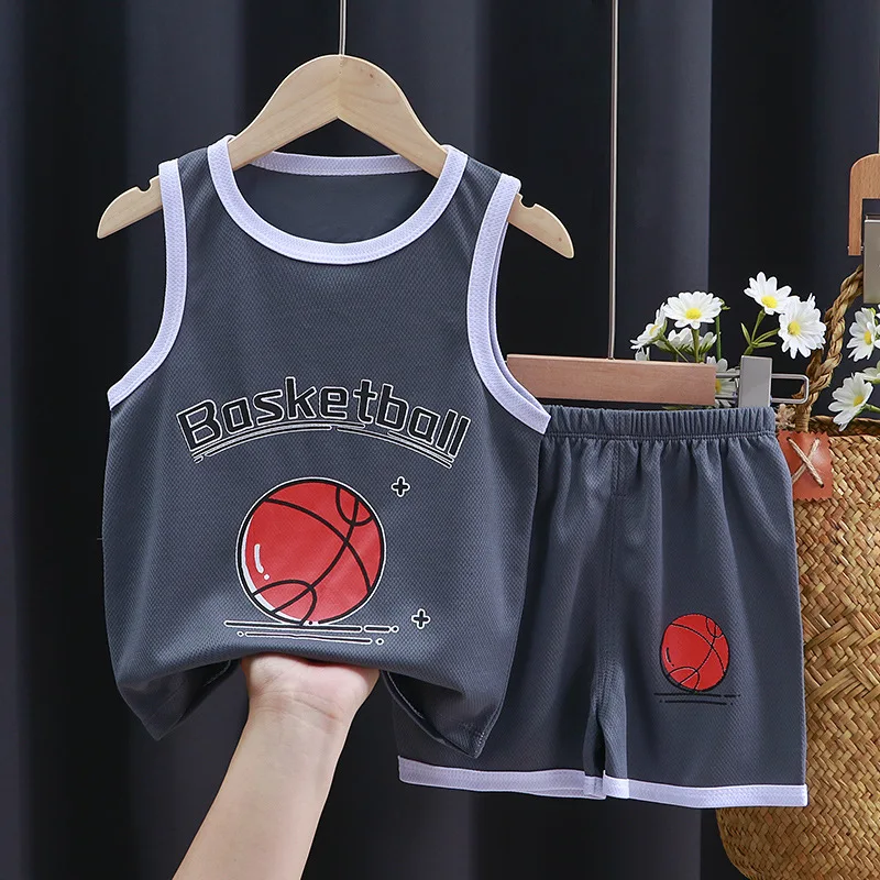 Boys Summer Basketball Suit Boy Clothes Children Tracksuits Casual Sports Suits Toddler Sets Leisure Kids T Shirt 2Pcs Vest
Boys Summer Basketball Suit Boy Clothes Children Tracksuits Casual Sports Suits Toddler Sets Leisure Kids T Shirt 2Pcs Vest