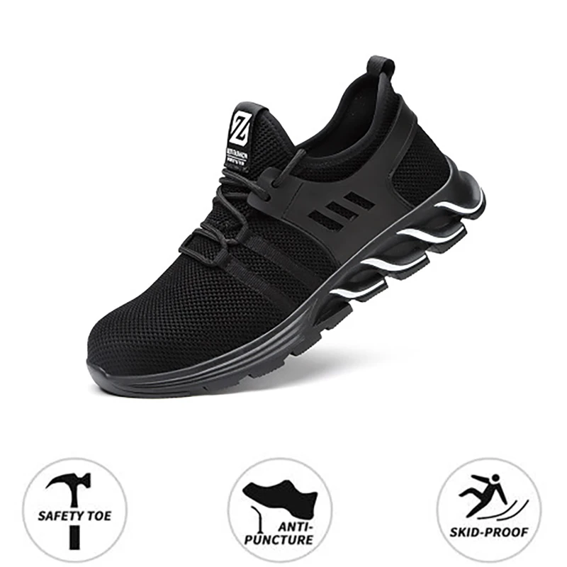New Men Breathable Work Shoes Anti Puncture Steel Toe Shoes All Seasons Work Protection Shoes Industrial Piercing Prevent Shoess
New Men Breathable Work Shoes Anti Puncture Steel Toe Shoes All Seasons Work Protection Shoes Industrial Piercing Prevent Shoess