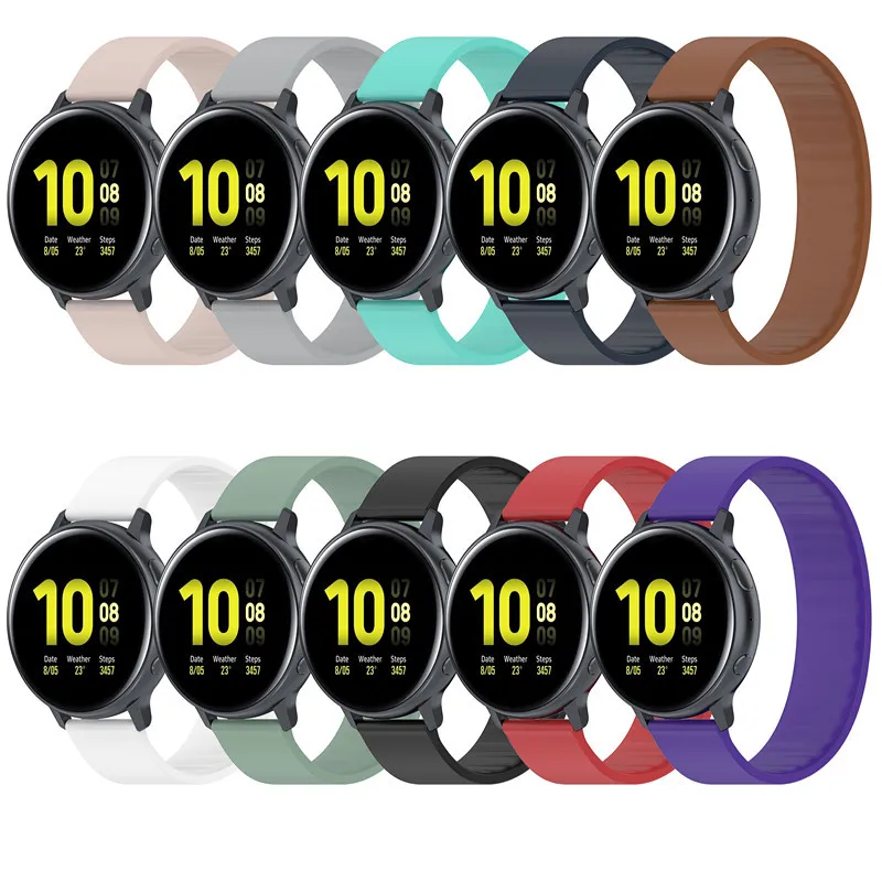 18mm 20mm 22mm silicone Solo Loop Band for Samsung Galaxy watch 3 46mm 42mm active 2 40mm 44mm Gear S3 bracelet
18mm 20mm 22mm silicone Solo Loop Band for Samsung Galaxy watch 3 46mm 42mm active 2 40mm 44mm Gear S3 bracelet