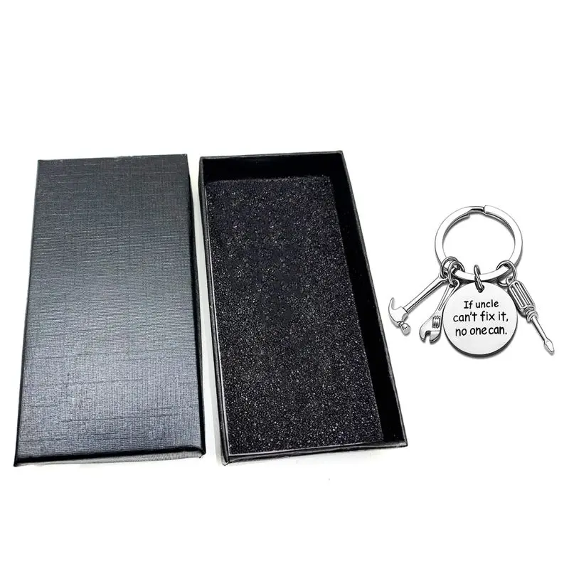 Father's Day Keychain with Gift Box-If Dad can`t fix it no one can -Show Your Father Appreciation
Father's Day Keychain with Gift Box-If Dad can`t fix it no one can -Show Your Father Appreciation