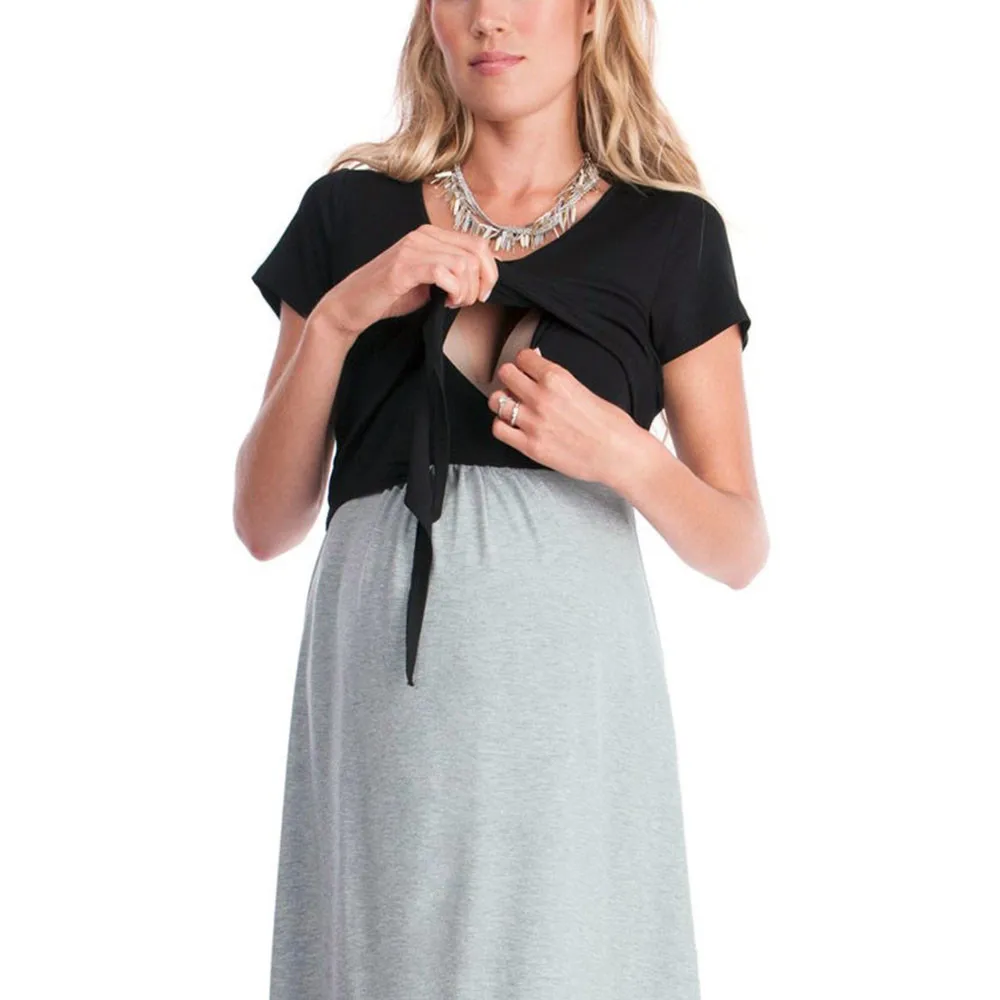 Summer Womens Maternity dresses Mother Splice Bandages Pregnants Nursing Baby For Maternity clothes Pajamas Dress high quality
Summer Womens Maternity dresses Mother Splice Bandages Pregnants Nursing Baby For Maternity clothes Pajamas Dress high quality