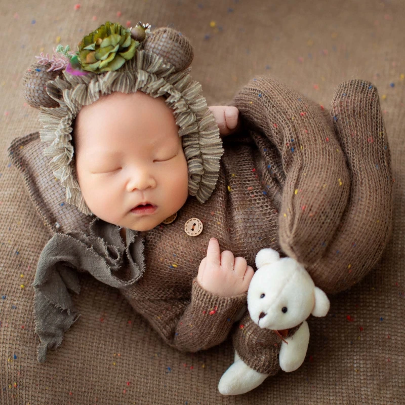 4 шт./компл. детская одежда реквизит для фотосъемки новорожденных комбинезон
