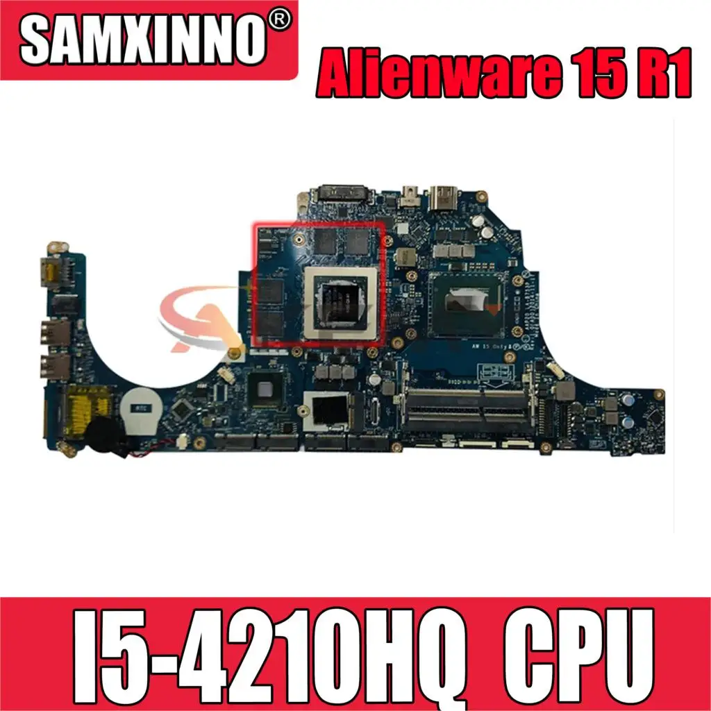 Original Laptop motherboard For DELL Alienware 15 R1 17 R2 I5-4210HQ Mainboard CN-00C5MH 00C5MH AAP20 LA-B753P SR1Q0 N16E-GF-A1
Original Laptop motherboard For DELL Alienware 15 R1 17 R2 I5-4210HQ Mainboard CN-00C5MH 00C5MH AAP20 LA-B753P SR1Q0 N16E-GF-A1