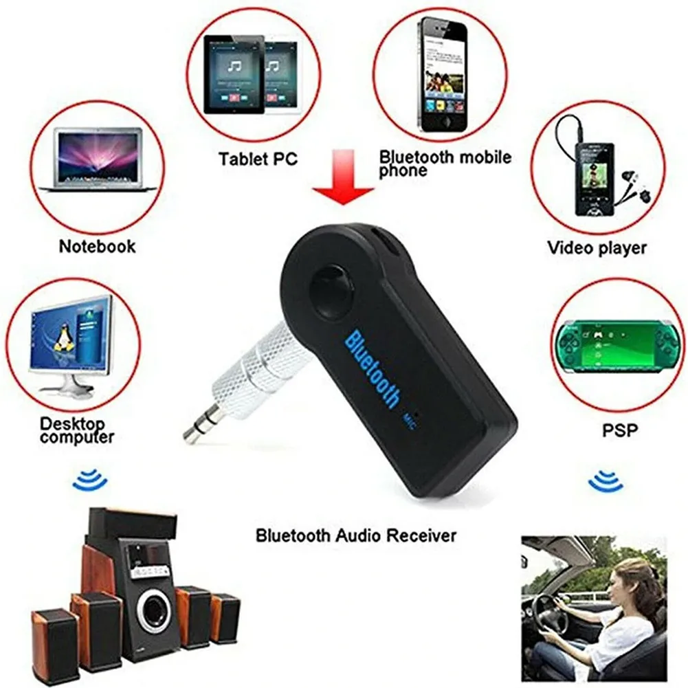 Wireless Car Bluetooth Receiver Adapter 3.5mm Audio Stereo Music Handsfree Car Wireless Bluetooth Adapter
Wireless Car Bluetooth Receiver Adapter 3.5mm Audio Stereo Music Handsfree Car Wireless Bluetooth Adapter