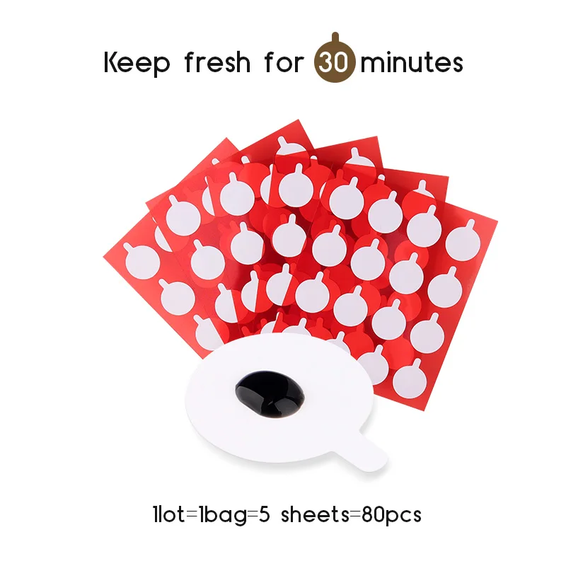 Klacuva 80pcs Eyelash Glue Holders Disposable Eyelash Extension Adhesive Stickers Keep Glue Fresh For 30min Pads Make Up Tools
Klacuva 80pcs Eyelash Glue Holders Disposable Eyelash Extension Adhesive Stickers Keep Glue Fresh For 30min Pads Make Up Tools