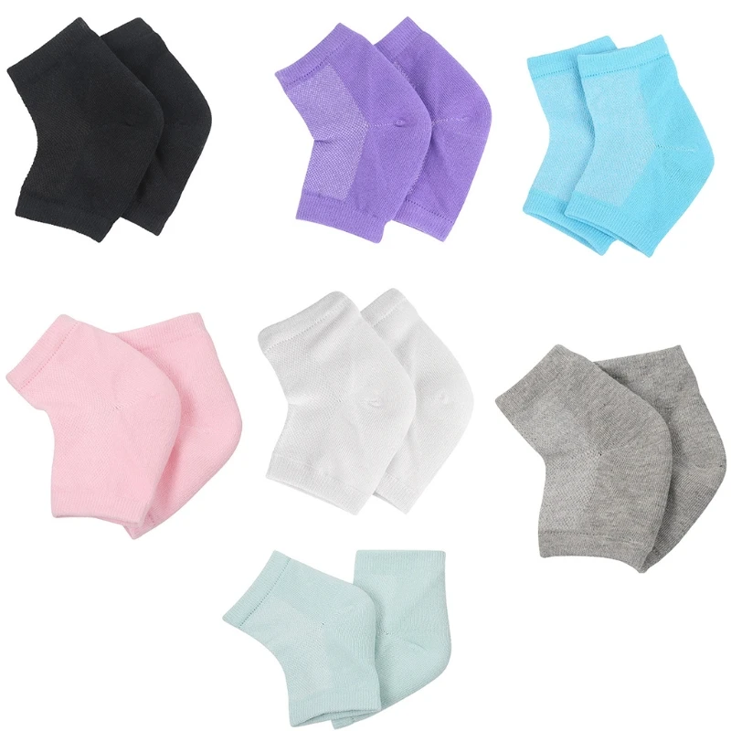 2pcs Moisturizing Heel Gel Socks Heal Dry Cracked Dead Skin Foot Care Softener Pedicure Spa Sock
2pcs Moisturizing Heel Gel Socks Heal Dry Cracked Dead Skin Foot Care Softener Pedicure Spa Sock
