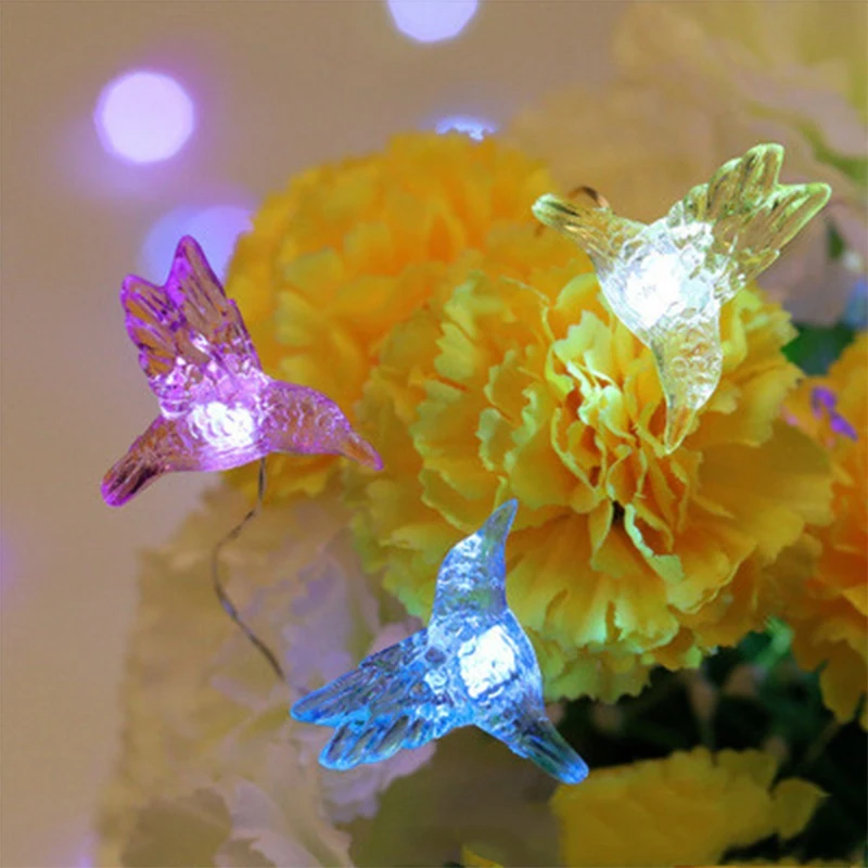 Bird Decorative String Lights Weatherproof Battery Operated 8 Modes Spring Fairy Lights
Bird Decorative String Lights Weatherproof Battery Operated 8 Modes Spring Fairy Lights