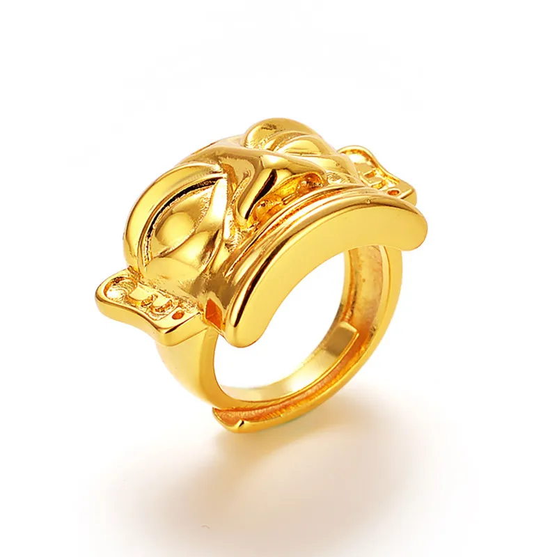 Sanxingdui Bronze Mask Cuff Rings Brass Copper 18K Gold Rings for Men and Women Retro Cutural Jewelry
Sanxingdui Bronze Mask Cuff Rings Brass Copper 18K Gold Rings for Men and Women Retro Cutural Jewelry
