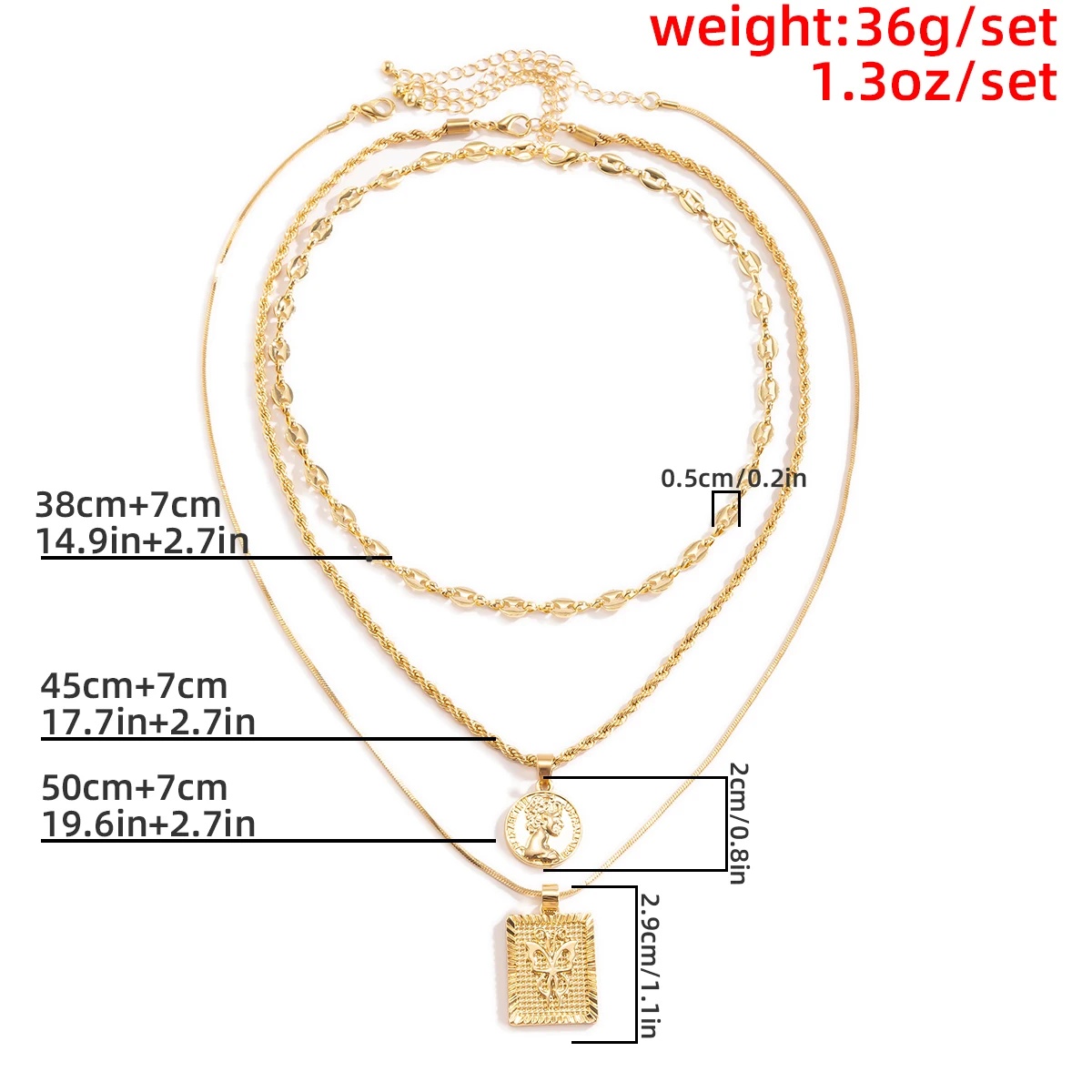 Punk HipHop Butterfly Twisted Chain Necklace for Women Geometric Portrait Coin Pendant Choker Necklaces Trendy Charm Jewelry
Punk HipHop Butterfly Twisted Chain Necklace for Women Geometric Portrait Coin Pendant Choker Necklaces Trendy Charm Jewelry
