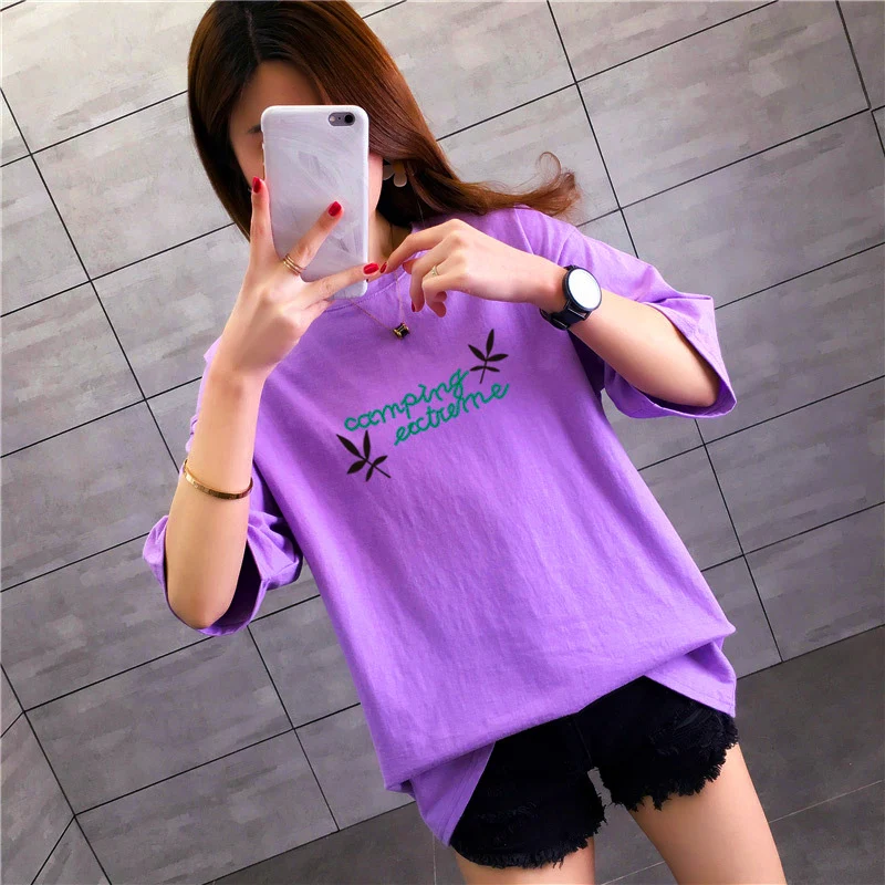 Classic summer casual breathable high quality hot selling women's Short Sleeve T-Shirt
Classic summer casual breathable high quality hot selling women's Short Sleeve T-Shirt