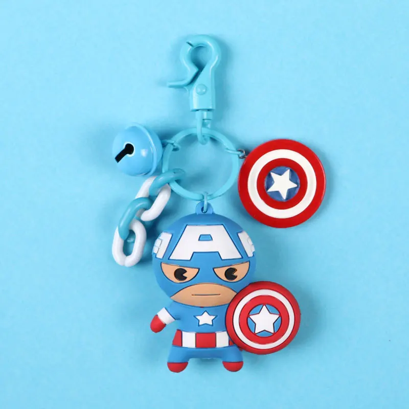2020 Горячая мультяшная фигурка ПВХ Marvel Мстители брелок милый супергерой Бэтмен