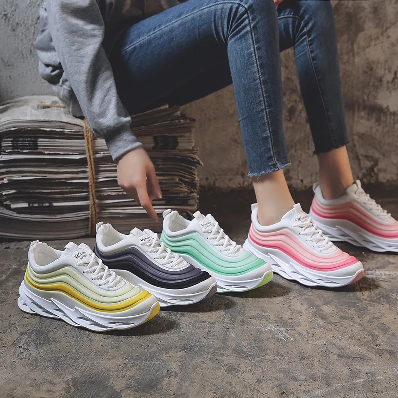 Rainbow Breathable White Sneaker Cute Candy Sneakers Women Platform Vulcanized Shoes Woman Gradient Outdoor Shoes Tenis Feminino
Rainbow Breathable White Sneaker Cute Candy Sneakers Women Platform Vulcanized Shoes Woman Gradient Outdoor Shoes Tenis Feminino