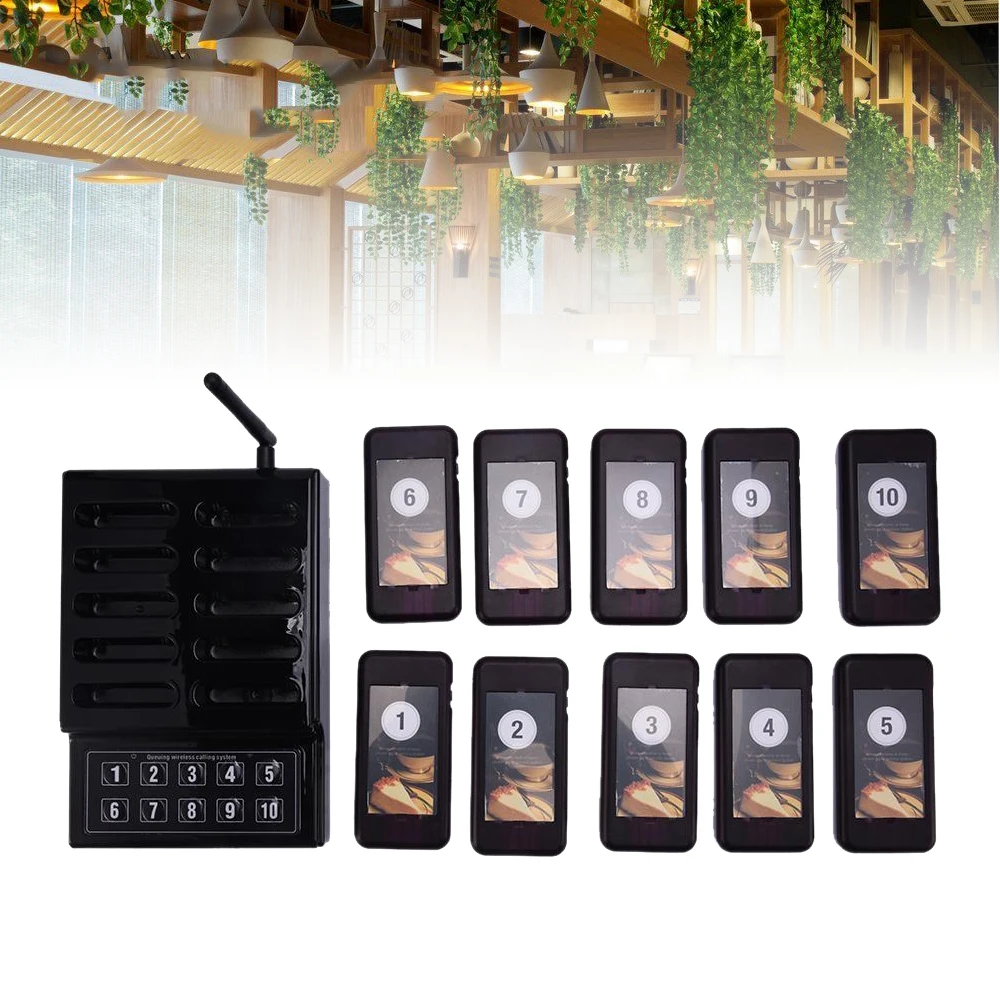 Restaurant Calling Pagers System Wireless Pager System Restaurant Queuing Calling System 10 Pager restaurante waiter call system
Restaurant Calling Pagers System Wireless Pager System Restaurant Queuing Calling System 10 Pager restaurante waiter call system