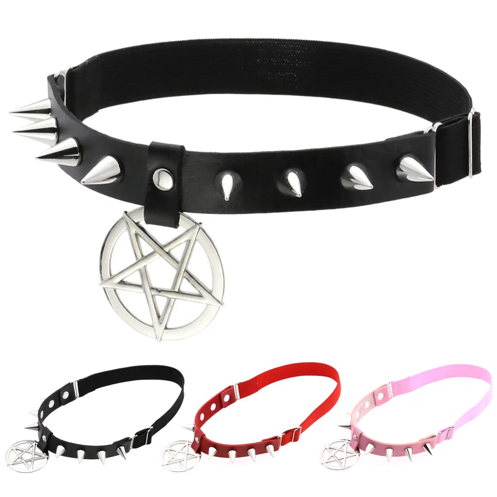 Sexy Rock Punk Spike Garter Belt Rivets Leg Thigh Harness Pentagram Black PU Leather Women Girls Goth Accessories
Sexy Rock Punk Spike Garter Belt Rivets Leg Thigh Harness Pentagram Black PU Leather Women Girls Goth Accessories