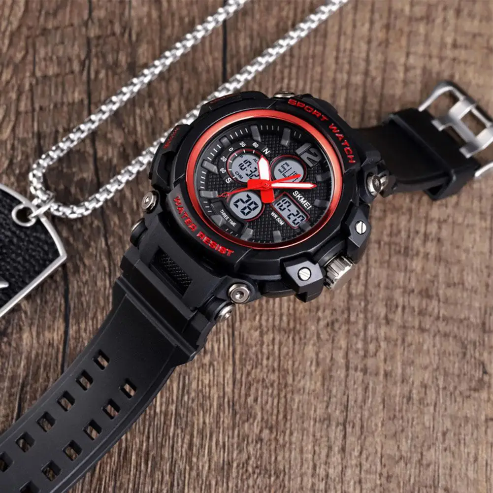 SKMEI 1498 Outdoor Sports Men Watch Dual Display Stainless Steel Buckle Luminous Waterproof Electronic Watch
SKMEI 1498 Outdoor Sports Men Watch Dual Display Stainless Steel Buckle Luminous Waterproof Electronic Watch