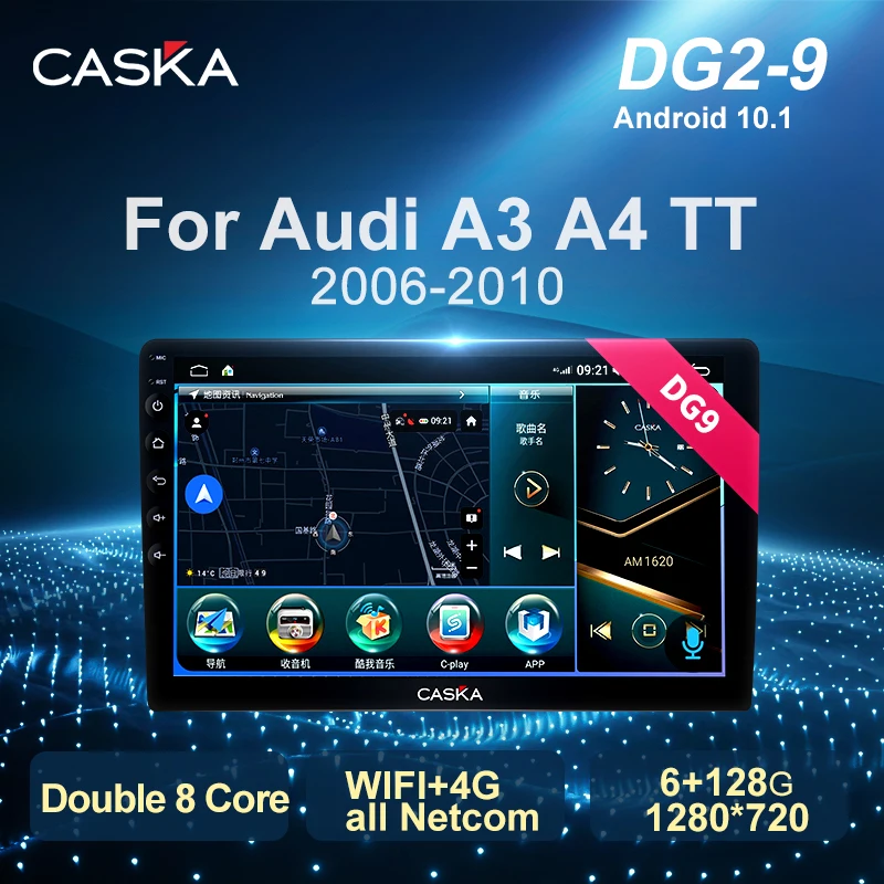 CASKA DG2-DG9 AI Voice Android Car Screen For Audi A3 A4 TT 2006-2010 Car Radio Multimedia Video Player Navigation Stereo GPS 4G
CASKA DG2-DG9 AI Voice Android Car Screen For Audi A3 A4 TT 2006-2010 Car Radio Multimedia Video Player Navigation Stereo GPS 4G