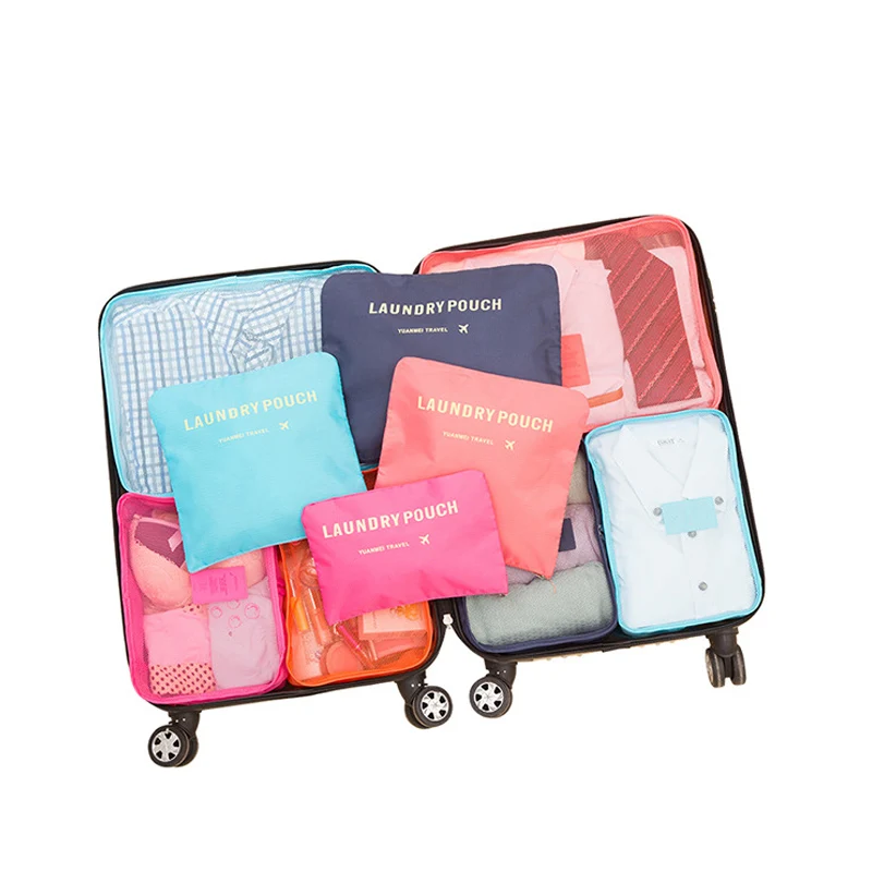 6Pcs Portable Travel Storage Bag Set Shoes for Clothes Tidy Organizer Waterproof Supplies Nylon Suitcase Packing Cube Bag
6Pcs Portable Travel Storage Bag Set Shoes for Clothes Tidy Organizer Waterproof Supplies Nylon Suitcase Packing Cube Bag