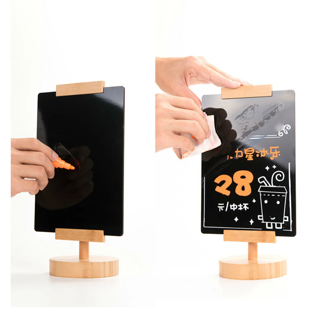 Деревянная рекламная рамка с вращением на 360 градусов для ресторанов