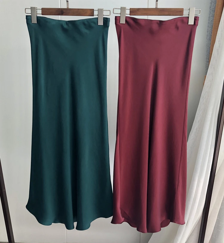 Silk Fishtail Heavy Skirt Sand Washed Silk Satin Diagonal Design Elegant Midi Skirt
Silk Fishtail Heavy Skirt Sand Washed Silk Satin Diagonal Design Elegant Midi Skirt