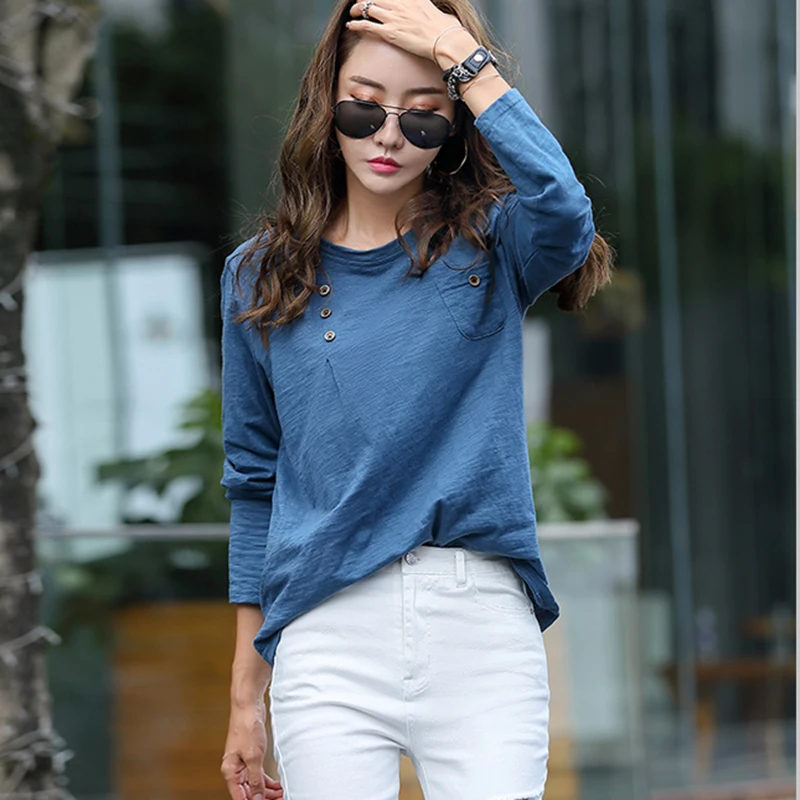 shintimes Loose T shirt Women Clothes Camisas Mujer Tee Shirt Femme T-Shirt Long Sleeve Tshirts Cotton Women Plus Size Tshirt
shintimes Loose T shirt Women Clothes Camisas Mujer Tee Shirt Femme T-Shirt Long Sleeve Tshirts Cotton Women Plus Size Tshirt