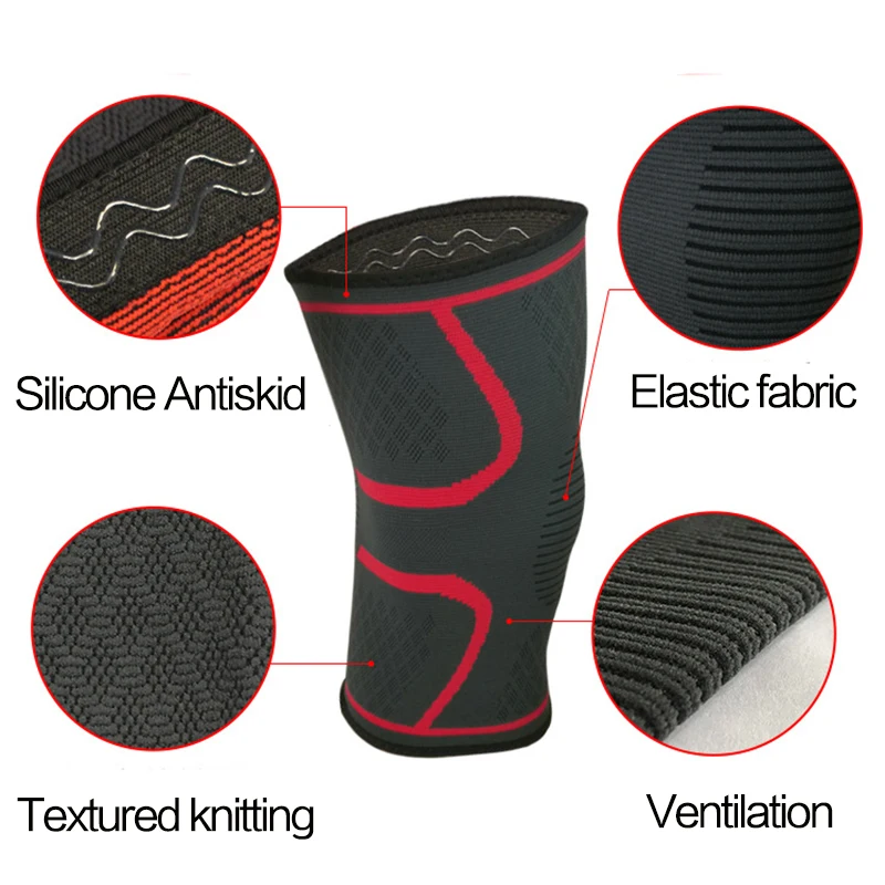 1pc Nylon Elastic Sports Knee Pads Breathable Knee Support Brace Running Fitness Hiking Cycling Knee Protector Joelheiras
1pc Nylon Elastic Sports Knee Pads Breathable Knee Support Brace Running Fitness Hiking Cycling Knee Protector Joelheiras