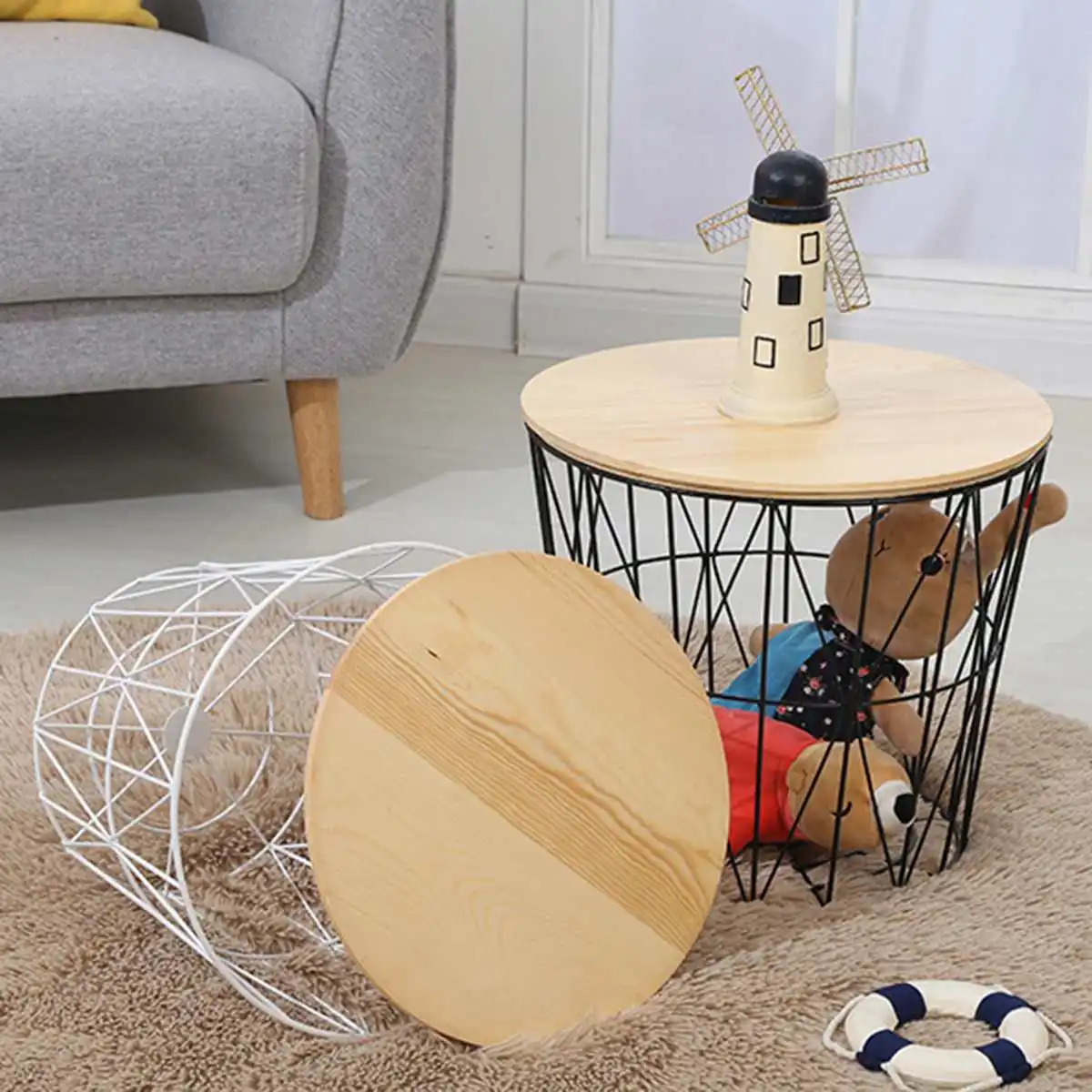 Coffee Table Sofa Corner Table Bedside Bedroom Small Round Table Side Tables Furniture
Coffee Table Sofa Corner Table Bedside Bedroom Small Round Table Side Tables Furniture