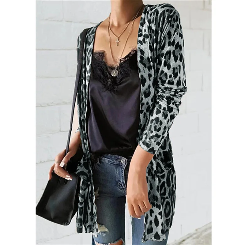 Women's Clothing N Autumn and Winter New Hot Style Leopard Print Cartridge Medium Long Coat Oversized Cardigan
Women's Clothing N Autumn and Winter New Hot Style Leopard Print Cartridge Medium Long Coat Oversized Cardigan