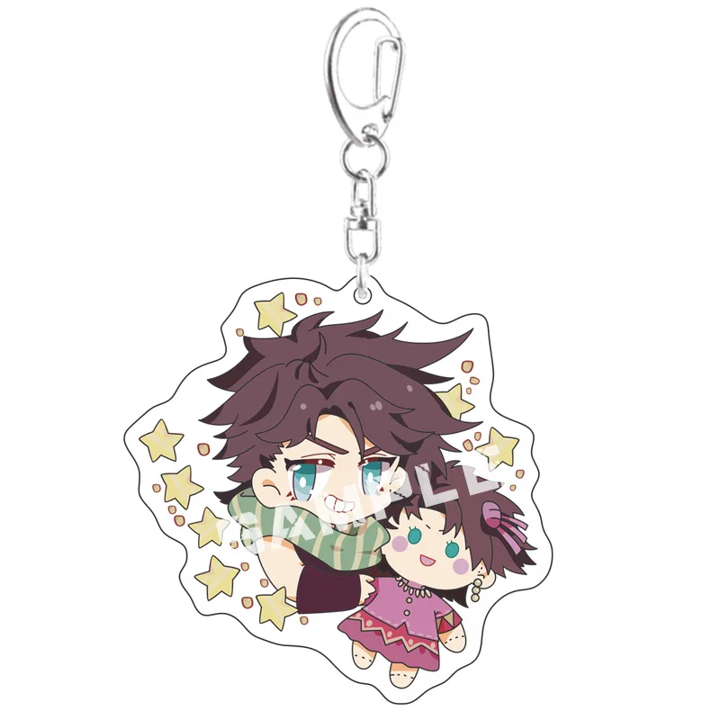 Anime JOJO Bizarre Adventure Keychains Accessories Acrylic Figure Kujo Jotaro Yoshikage Caesar Pendent Keyring Collection Gifts
Anime JOJO Bizarre Adventure Keychains Accessories Acrylic Figure Kujo Jotaro Yoshikage Caesar Pendent Keyring Collection Gifts